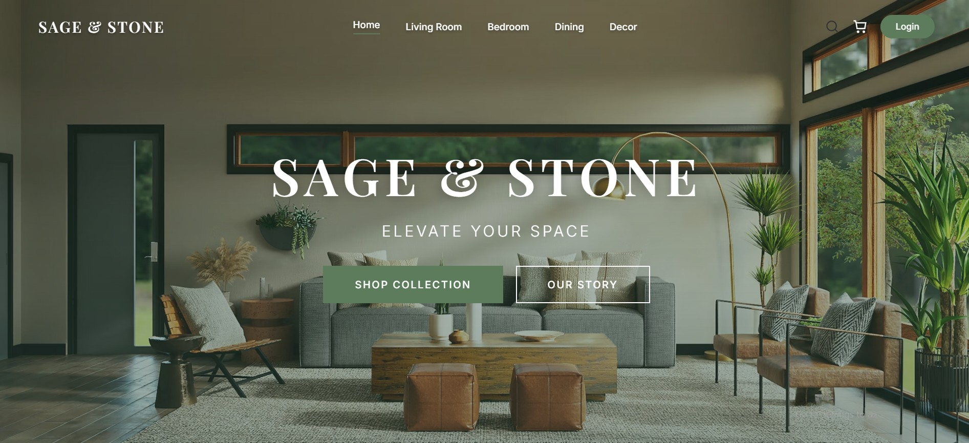 SAGE & STONE E-commerce